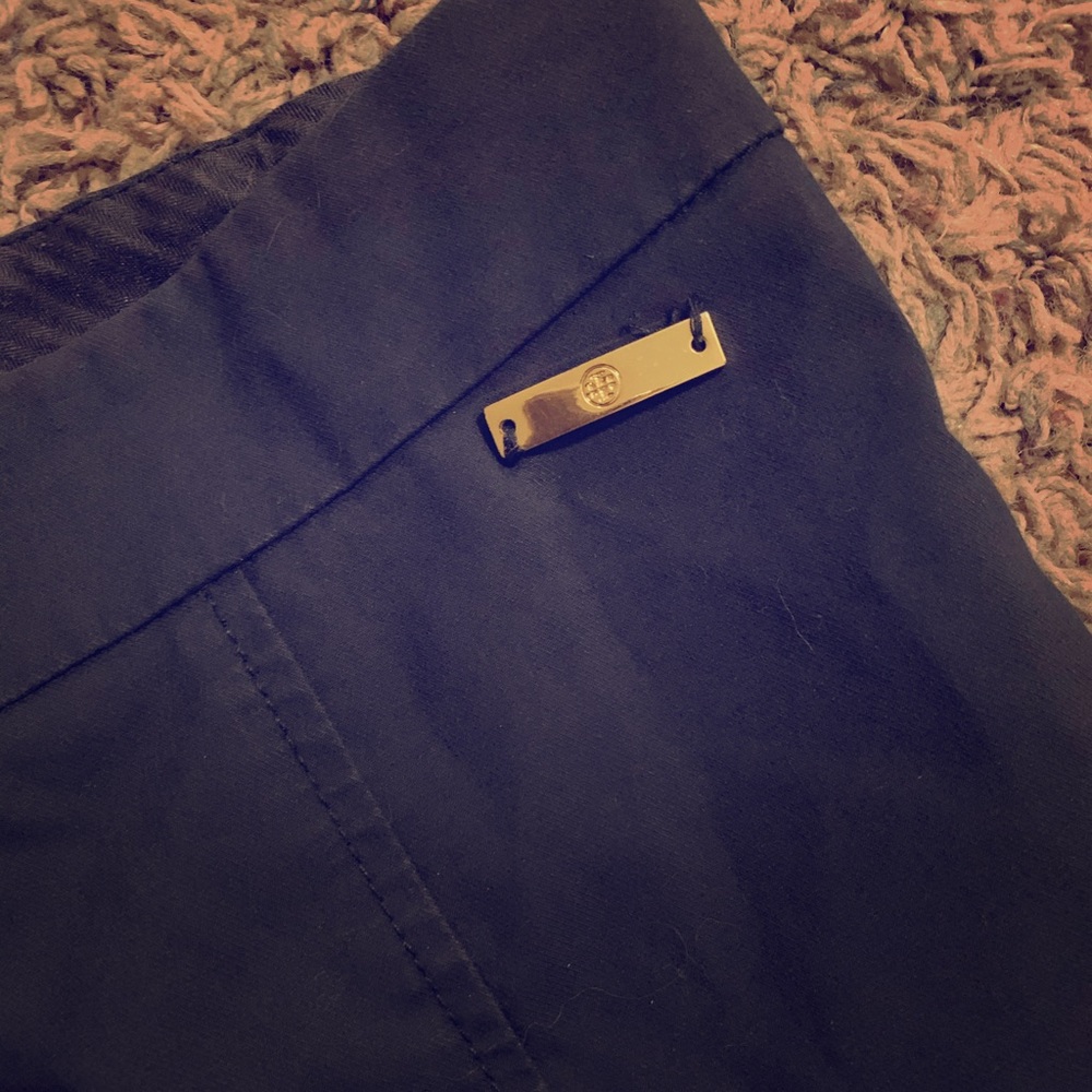 Tory Burch navy blue work pant crop slacks